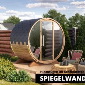 1.6m Fasssauna Mini für 3 Personen. – Bild 3