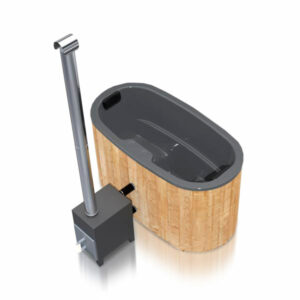 Hottub für 2 Pers. 1,85×0.95m mit GFK Einsatz – Bild 3