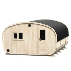 Fasssauna OVAL groß für 6 Personen – Bild 3