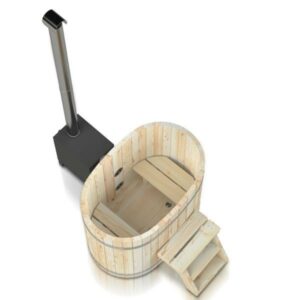 Holzbadefass oval für 2 Pers. – Bild 2
