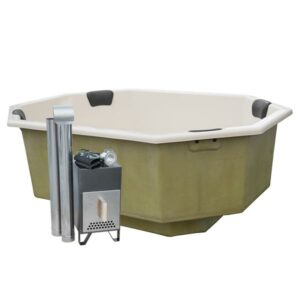 Einbau Hottub / Badefass 9 Pers. für Terrasse aus GFK 2,4×1,8m – Bild 4
