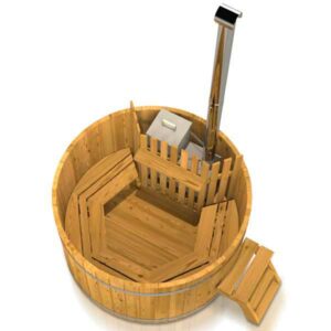 Holzbadefass für 3-10 Pers. – Bild 3