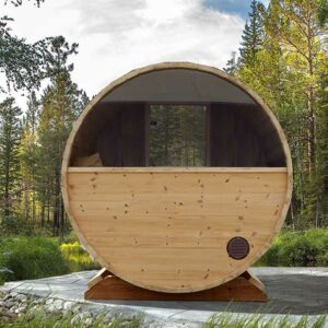 1.6m Fasssauna Mini für 3 Personen. – Bild 7
