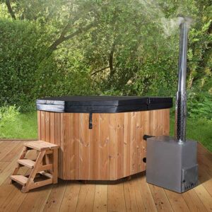 Hottub für 9 Pers. 2.4x1.8m mit GFK Einsatz – Bild 4