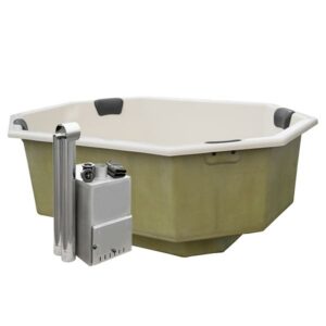 Einbau Hottub / Badefass 9 Pers. für Terrasse aus GFK 2,4×1,8m – Bild 5