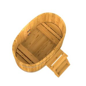 Eisbad aus Holz für 2 Personen – Bild 4