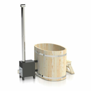 Holzbadefass oval für 2 Pers. – Bild 3