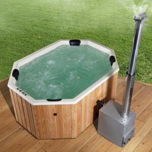 Hottub für 9 Pers. 2.4x1.8m mit GFK Einsatz – Bild 5