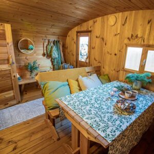 Fasssauna OVAL groß für 6 Personen – Bild 5