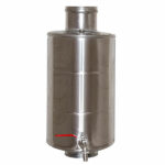 Wassertank für Saunafass mit Holzofen